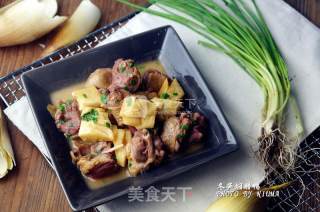 Braised Duck with Winter Bamboo Shoots recipe