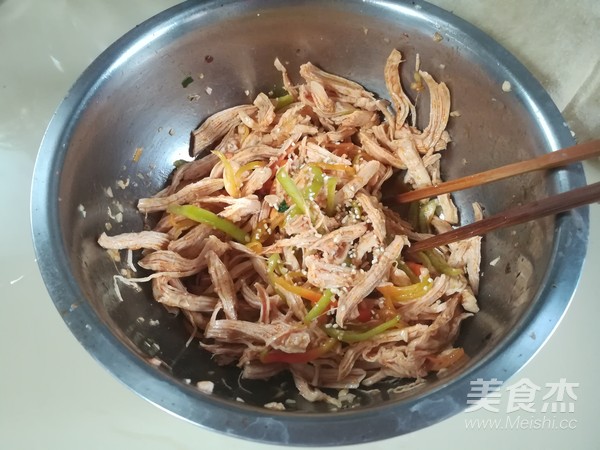 Spicy Shredded Chicken recipe