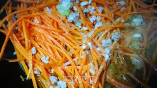 Minced Pork Carrots~super Food recipe
