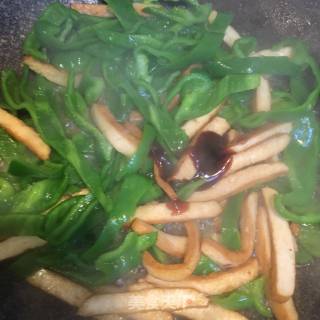 Stir-fried Green Peppers recipe