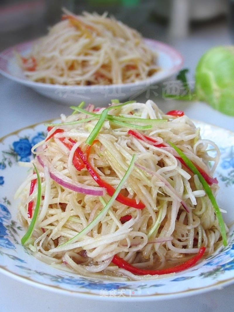 Refreshing and Fragrant Mixed Eggplant Lotus recipe