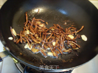 Three Shredded Eryngii Mushrooms recipe