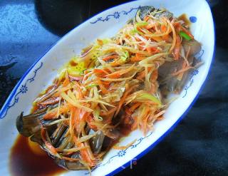 Three Shredded Salted Fish Tail recipe