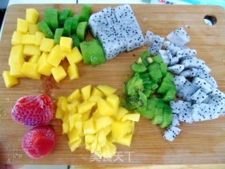 #四session Baking Contest and is Love to Eat Festival#fruit Box Cake recipe