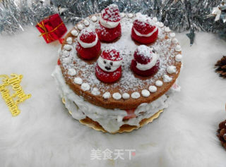 Naked Cake Full of Christmas Atmosphere recipe