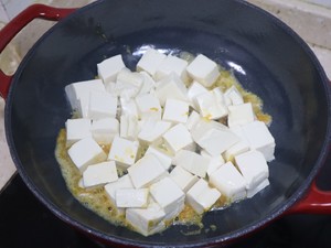 Salted Egg Yolk Tofu Pot recipe