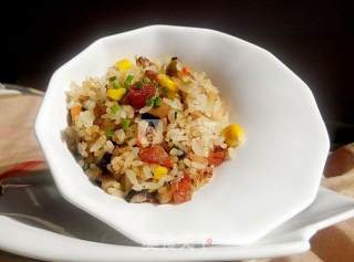 Delicious Temptation-cantonese Style Sausage Claypot Rice recipe