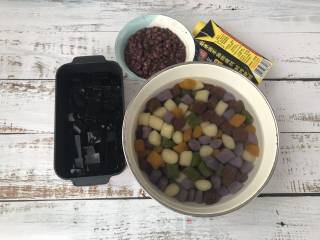 Potato Color Taro Balls recipe