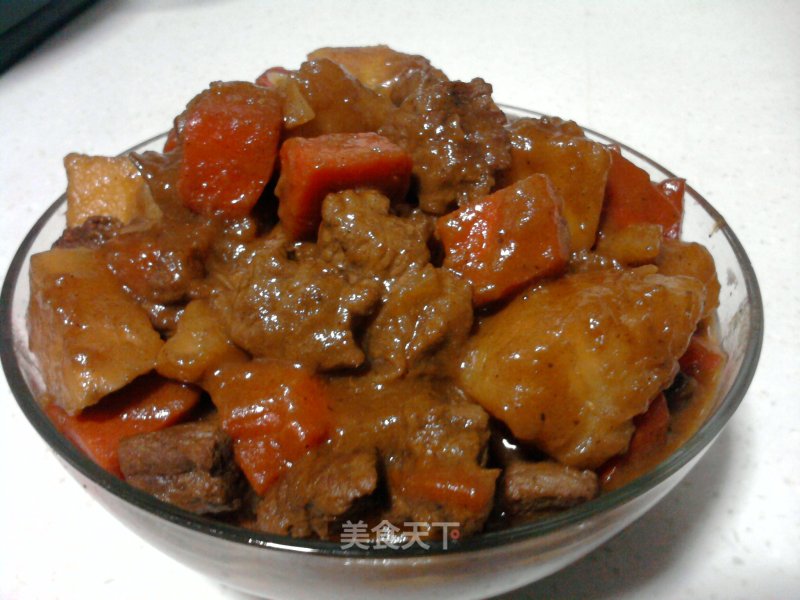 Stewed Beef with Carrots and Potatoes recipe