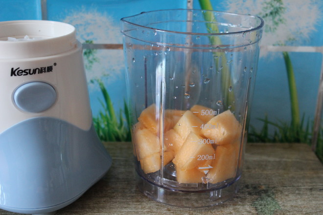 Delicious Cantaloupe Milkshake recipe