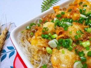 Steamed Scallops with Garlic Vermicelli recipe