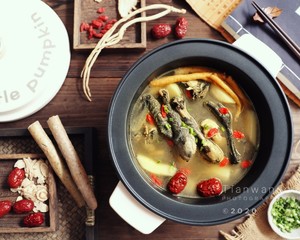 🔥danggui Codonopsis and Yam Black Chicken Soup👏girls with Cold Hands and Feet in Winter Should Drink Quickly ❗️ recipe