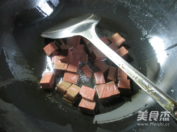 Spicy Duck Blood Tofu Soup recipe