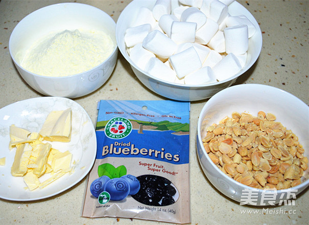 Blueberry Peanut Nougat recipe