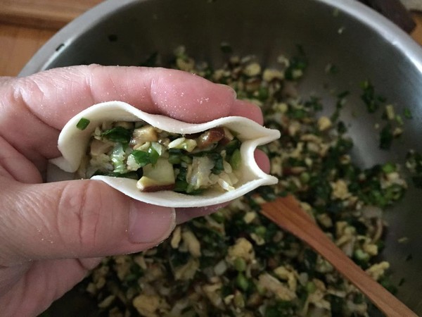 Three Fresh Vegetarian Steamed Dumplings recipe