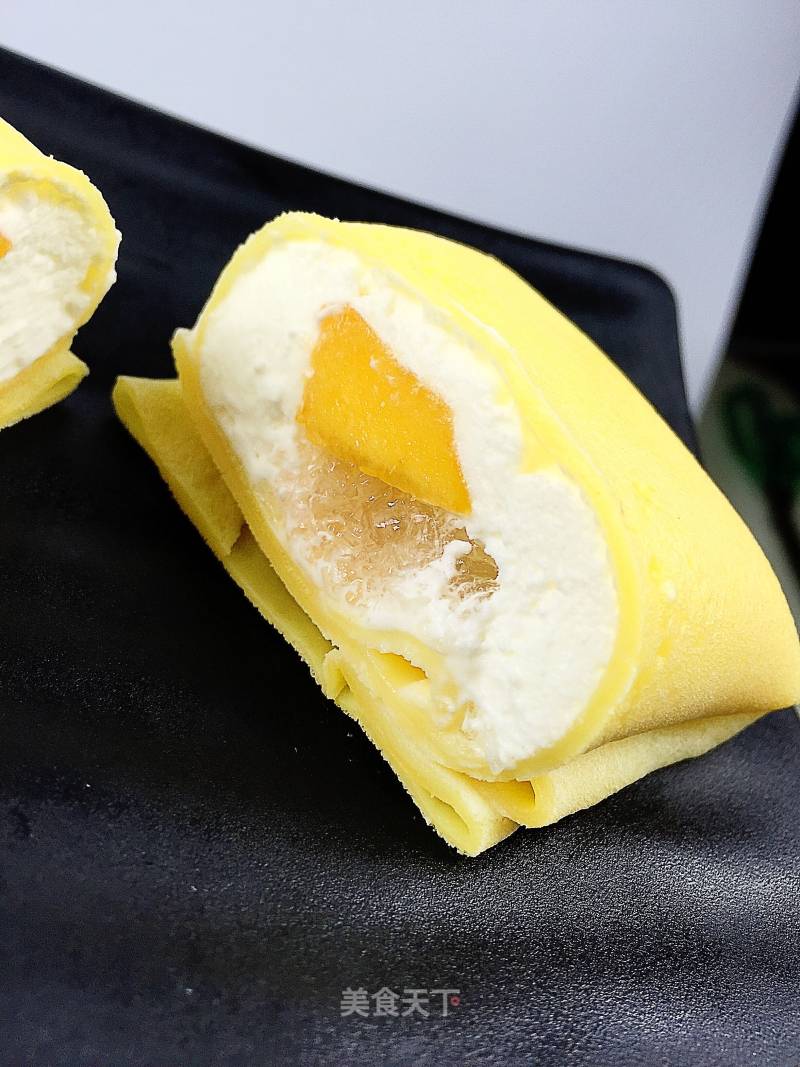 Mango Bird's Nest Pancake recipe