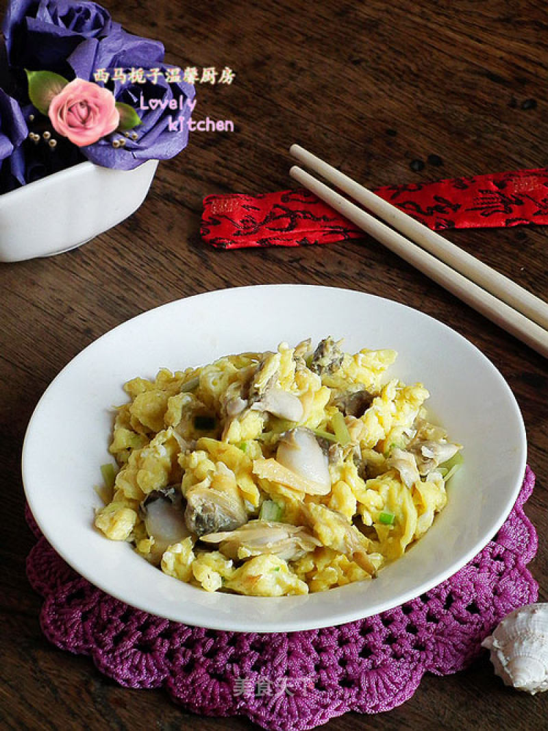 Clam Slippery Egg recipe