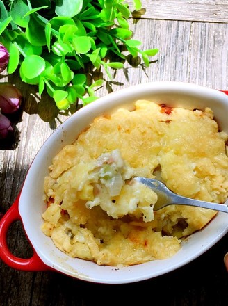 Baked Cheese Mashed Potatoes recipe