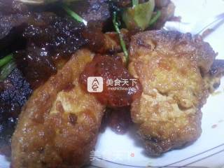 Stir-fried Tofu with Peach Gum recipe