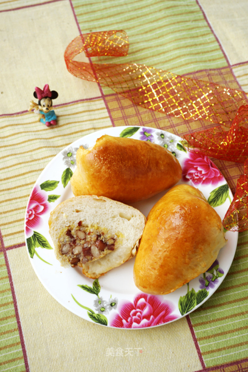 #aca Fourth Session Baking Contest# Making Pornographic Glutinous Rice Dumplings and Bread recipe