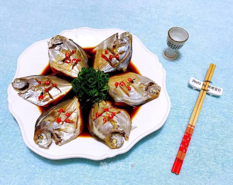 Steamed Pomfret recipe