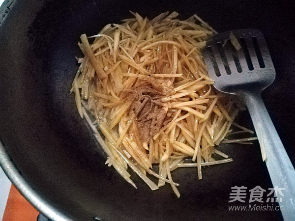 Vegetarian Stir-fried Three Silk recipe