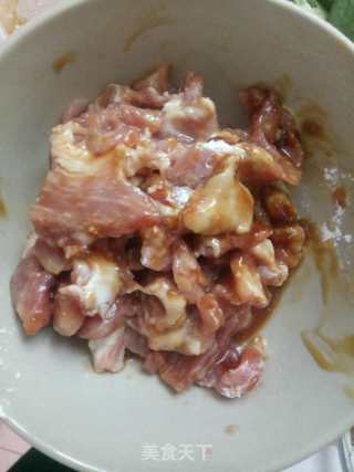 Fried Pork with Okra recipe