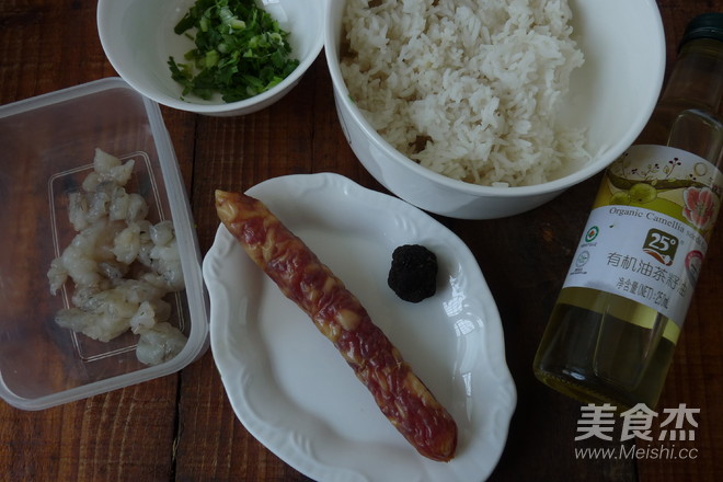Fried Rice with Sausage and Truffle recipe