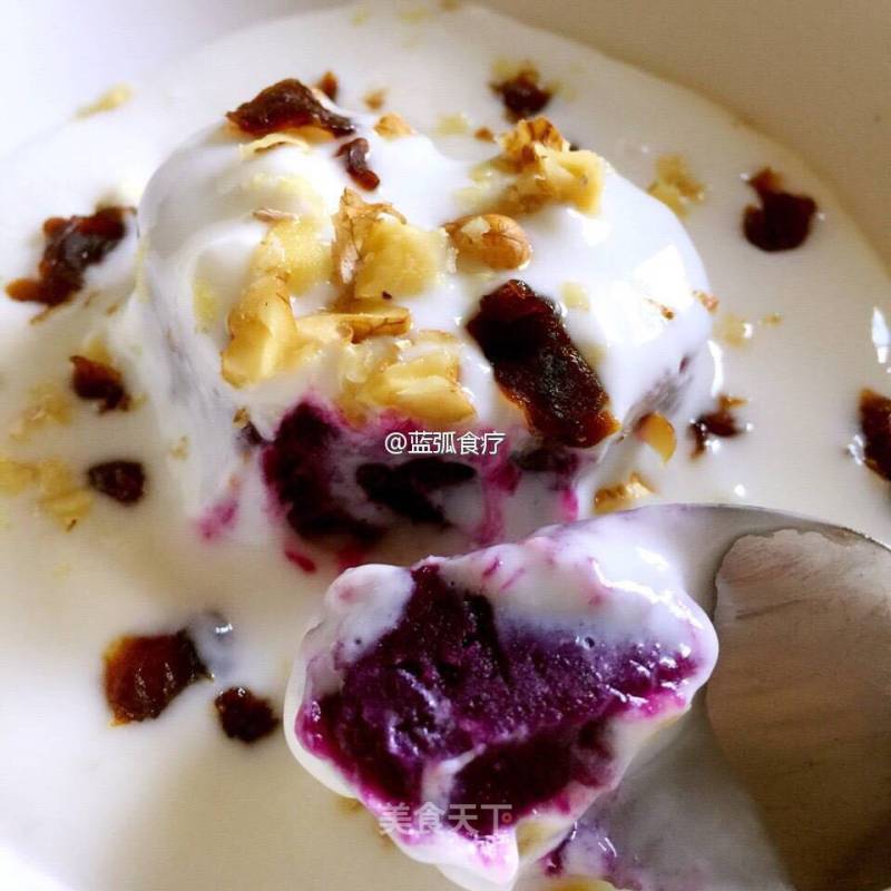 Purple Potato Yogurt Puree recipe