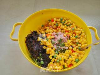 Seaweed and Corn Dumplings recipe