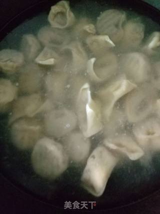 Beef Wonton with Watermelon Skin recipe