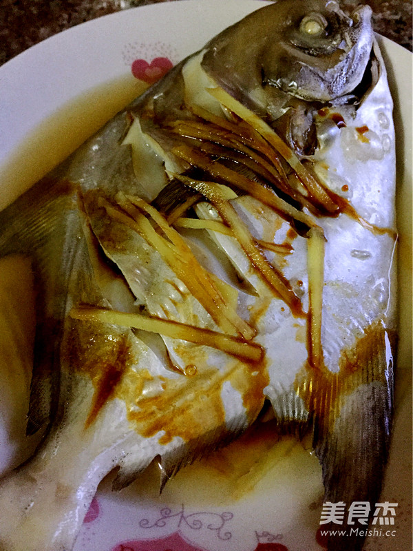 Steamed Pomfret recipe