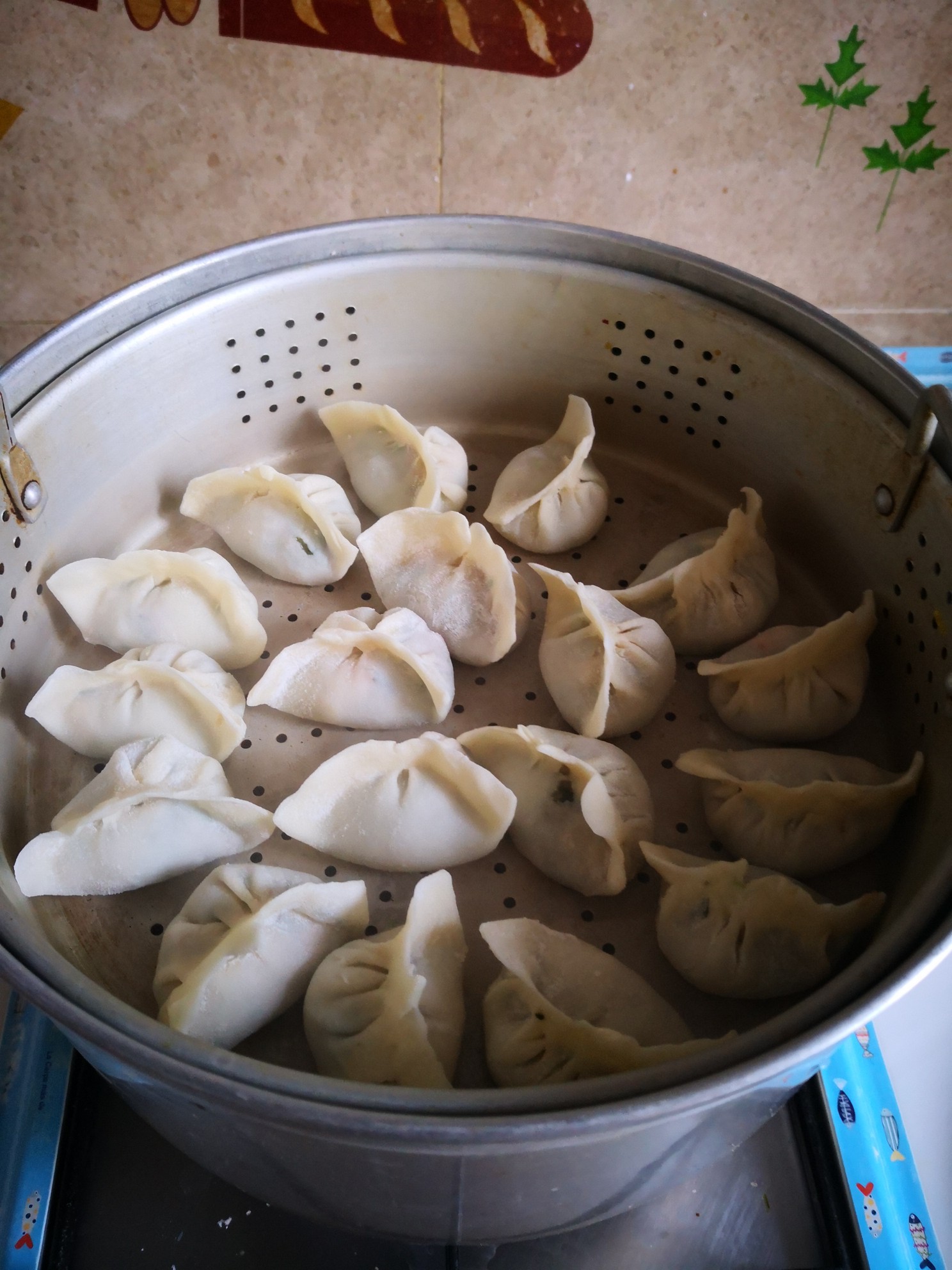 Rape Steamed Dumplings recipe