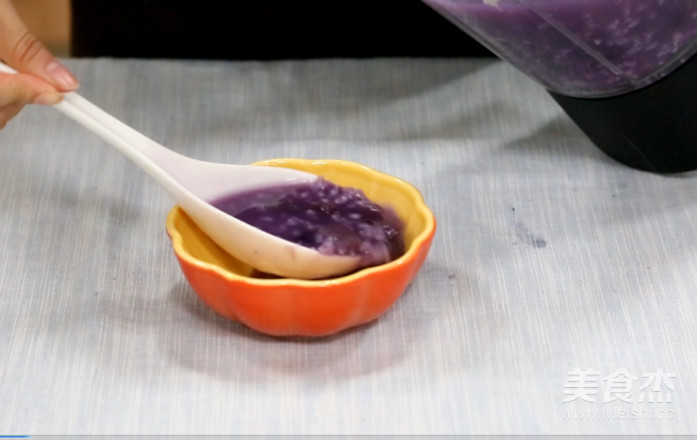 Purple Sweet Potato and Lotus Seed Gorgon Congee recipe