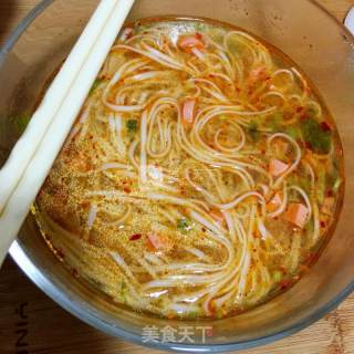 Mustard Noodles in Clear Soup recipe