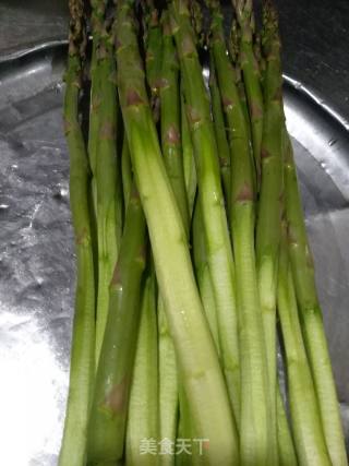 Asparagus Mixed with Shrimp recipe