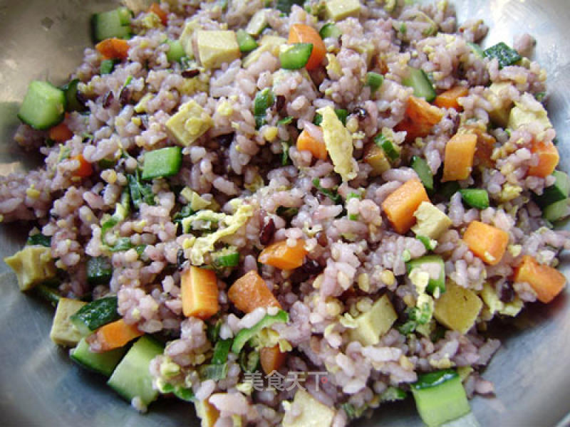 Healthy Staple Food-vegetarian Chicken Fried Rice recipe