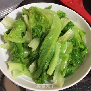 Lettuce in Oyster Sauce recipe