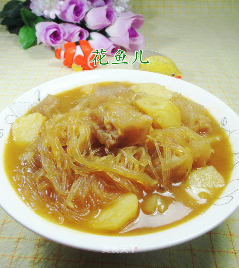 Beef Tendon Vermicelli Boiled Potatoes