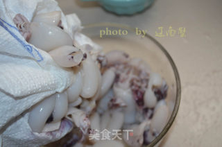 Fried Cuttlefish with Cumin, Grilled in A Pan recipe