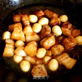 Braised Pork with Quail Eggs recipe