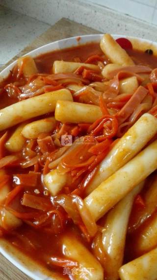 Korean Spicy Stir-fried Rice Cake recipe
