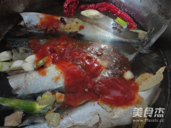 Canned Spanish Mackerel in Sweet and Sour Tomato Sauce recipe