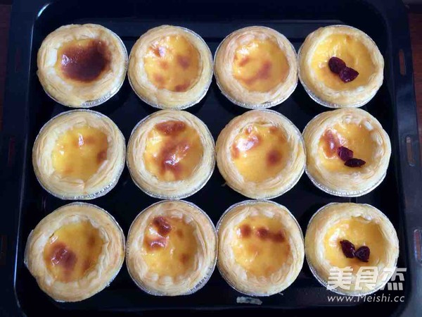 Cranberry Egg Tart recipe