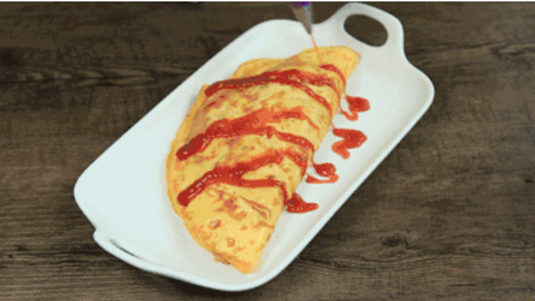 How Does An Authentic Japanese Omelet Rice Look Like recipe