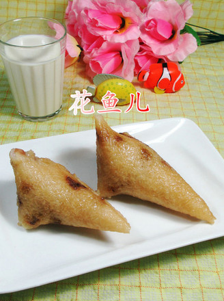 Glutinous Rice Dumplings with Peanuts and Raisins recipe