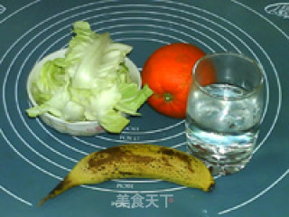 Cabbage Orange Banana Drink recipe