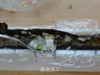 【flower Pattern Sushi】----mini Cube Sushi recipe