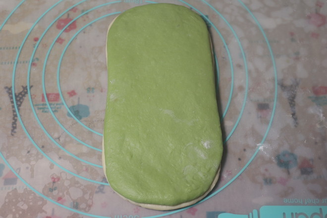 Matcha Milky Two-color Small Toast, Rich Milky High-value Spit recipe