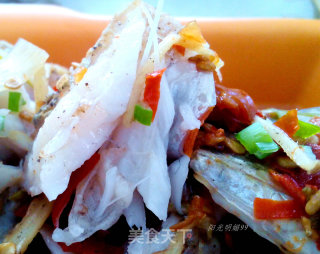 Steamed Sea Bass with Chopped Pepper recipe